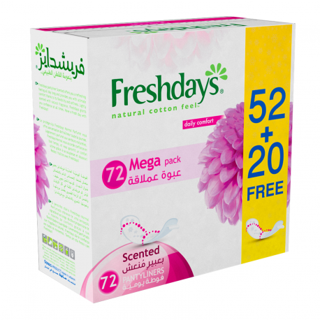Freshdays Norm Scented 52+20 Pads Free