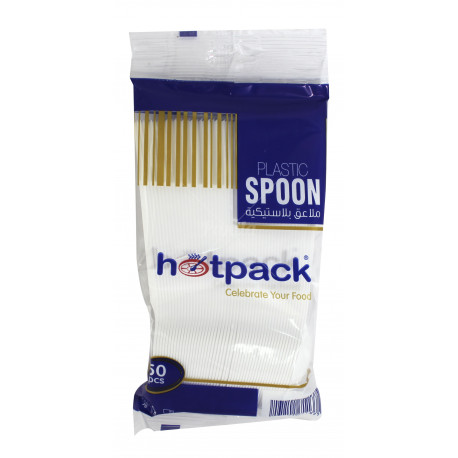 Hotpack Plastic Spoon 50 Pieces