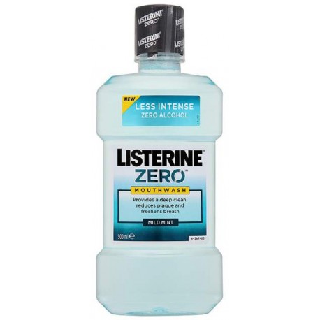 Listerine Zero Alcohol Mouthwash 250ml