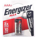 Energizer Max AAA2 Pack of 2