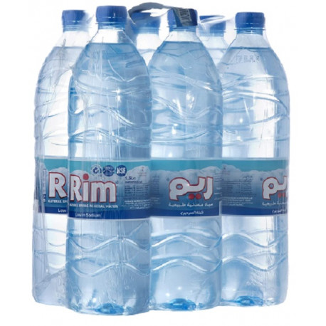 Rim Natural Mineral water 1.5L X6
