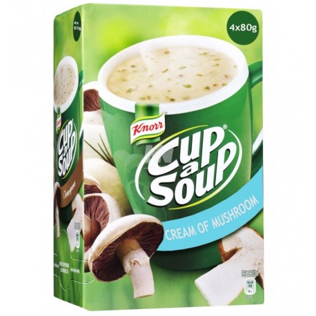 Knorr Cream of Mushroom Cup a Soup 4x80g