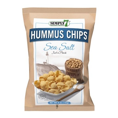Simply 7 Hummus Chips Sea Salt 142g