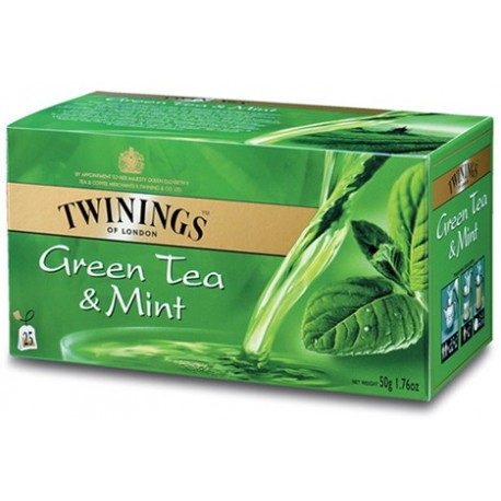 Twinings Green Tea & Mint 25x2g