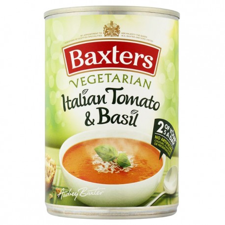 Baxters Vegetarian Italian Tomato & Basil Soup 400g 