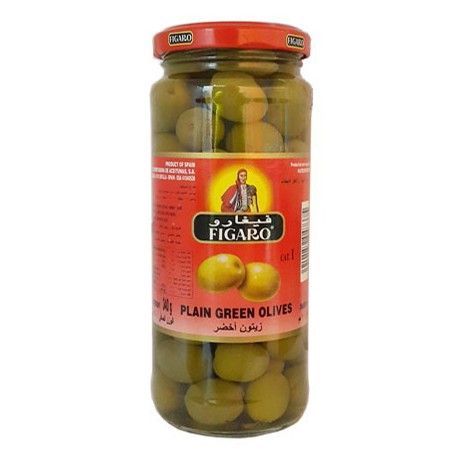 Figaro Plain Green Olives 450g